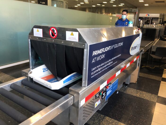 TSA explores use of ultraviolet light to disinfect checkpoint bins ...