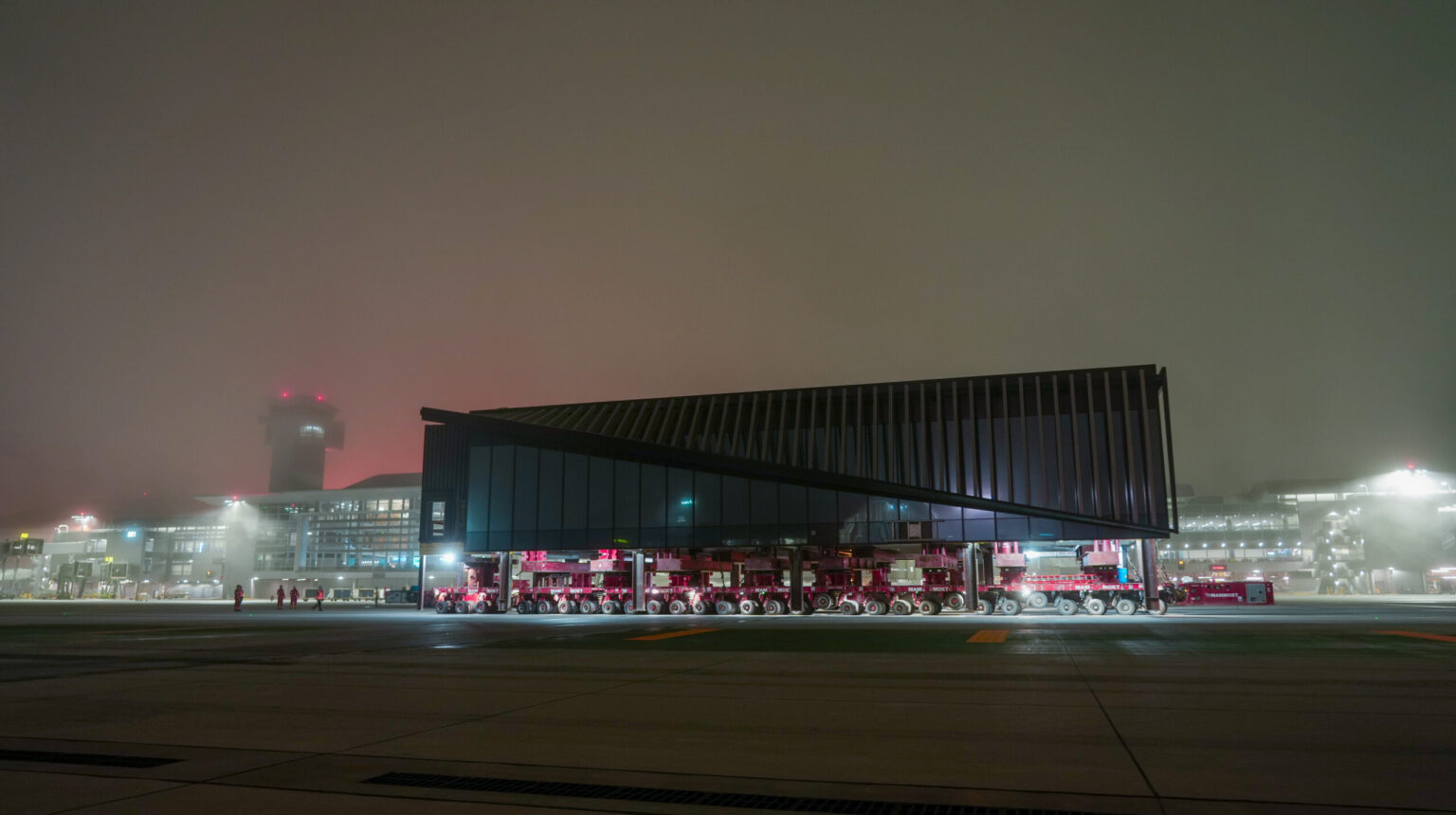 LAX begins relocating all nine Midfield Satellite Concourse South ...