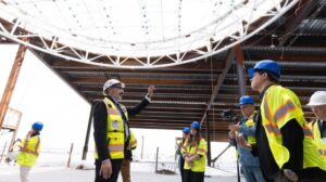 JFK International Airport holds steel topping-out ceremony at Terminal 6