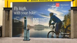 Milan Malpensa Airport opens bike area at Terminal 2