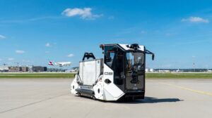 Aurrigo updates autonomous ground support vehicle software for wet weather