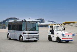 Hamad International Airport begins autonomous bus trial